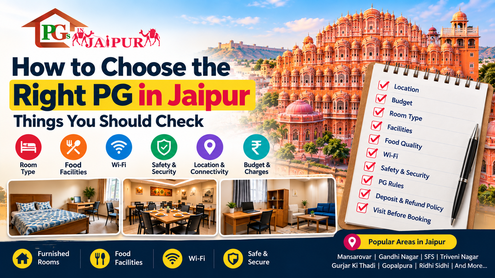 How to Choose the Right PG in Jaipur